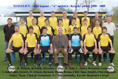 1. ada: R. Jelnek, Kroulk, Jirouek, Chlup, D. Jukl, L. Jukl a Brandejs (vedouc)
2. ada: Vlek (trenr), O. Jelnek, Bernek, Hork, Brna, Uhl, ilar, Zatoil a Petr (sekret)
Sedc: Vacek, ek jr., Lamprek, P. ek (pedseda), Kavalr, Bandouch a Ovad